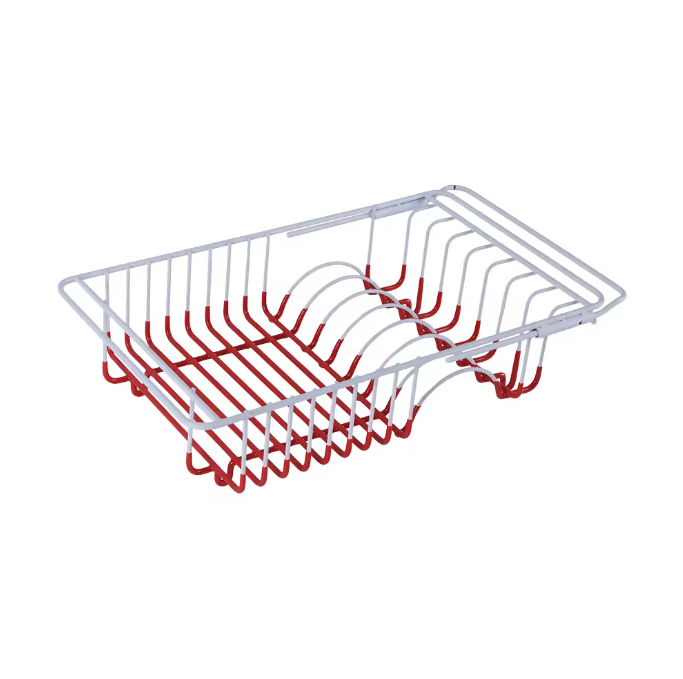 Kitchen Accessories Single Layer  Iron Art Space Dish Storage Rack Drain Rack Multifunctional Over Sink Dish Rack