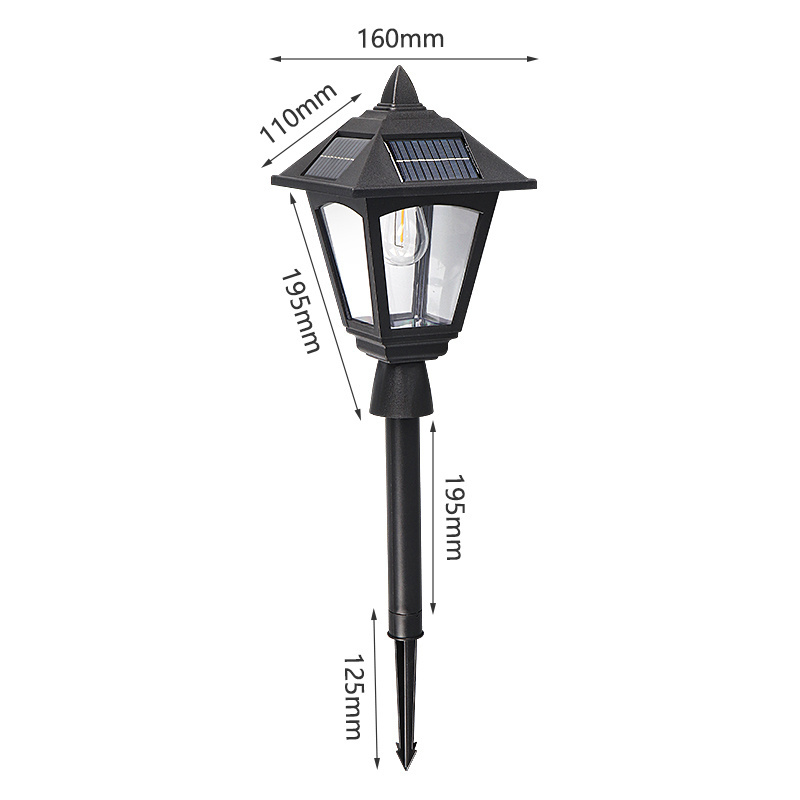 Solar  Lamp LED Garden Decoration Landscape Light Lawn Lamp Path Lighting Torch Light