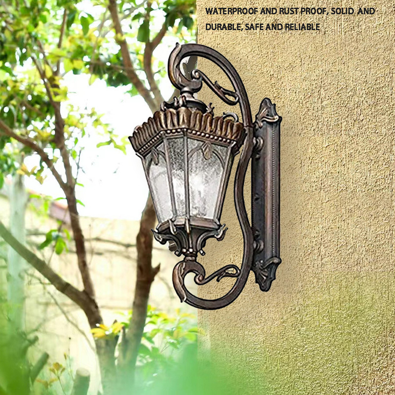 Waterproof outdoor wall lamp exterior wall mounted light for courtyard garden light aluminum led outdoor wall light fixtures