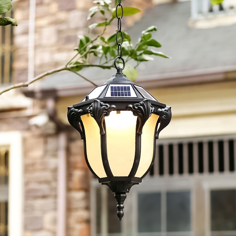 European American chandelier outdoor waterproof rust-proof sun table lamp European courtyard corridor lamp outdoor ceiling light