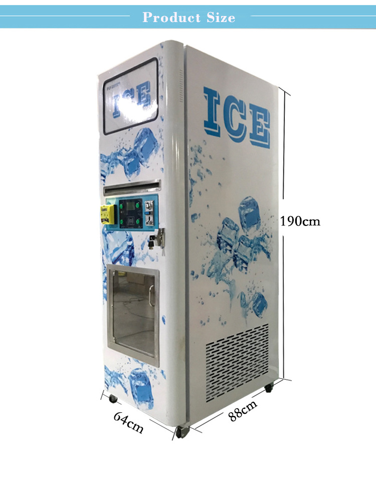 Commercial cube small ice vending machine