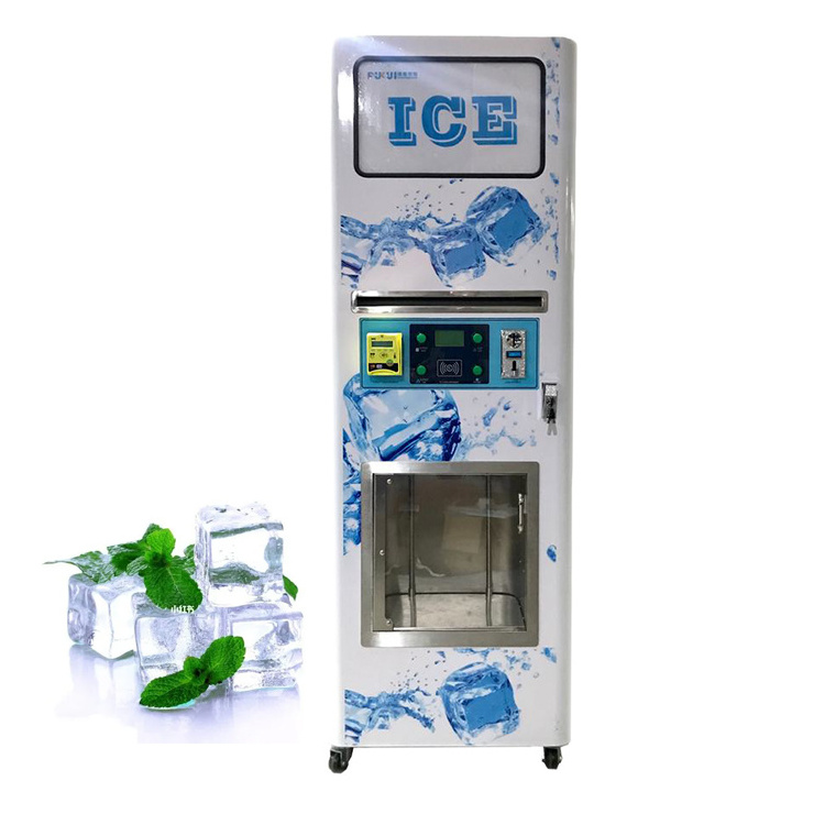 Commercial cube small ice vending machine