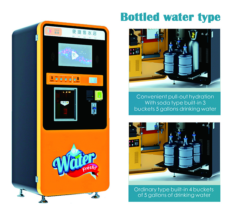 bottle machine ro drinking cold carbonated philippines purifier small retro soda refill water vending machine