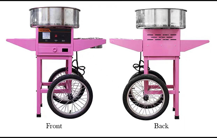 Portable fairy floss sugar cotton candy machine