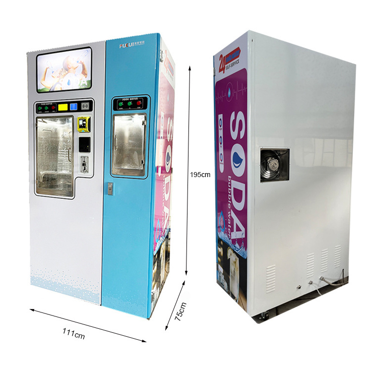 economical model bottle fill mounted machines coins carbonated vendor large soda and pure  water vending machine with ice