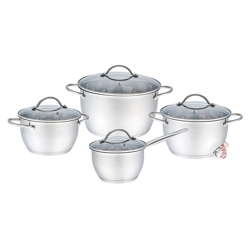 Kitchen non stick cooking ware pots cookware set stainless steel pots and pans sets