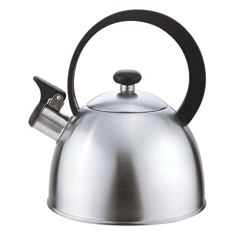 Realwin hot sale whistling stainless steel tea kettle with red color coating