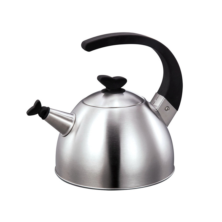 butterfly shape knob 304 stainless steel kettle arab whistling tea kettle