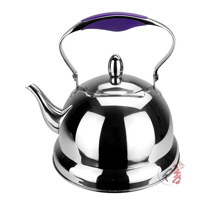 Wholesale kitchenware customized logo gas stove tea pot kettle stainless steel whistling kettle for home