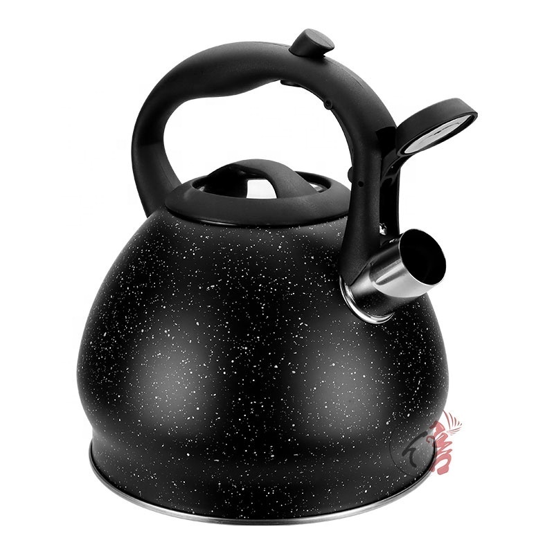 Realwin Wholesale Hot sales 1.5L/3L Colorful Stainless Steel Whistling Water Kettle Coffee Pot Teapot