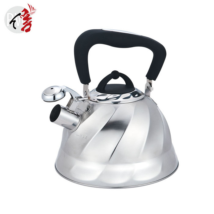 Realwin Home Red Color Coating Stainless Steel Water Kettle For Camping