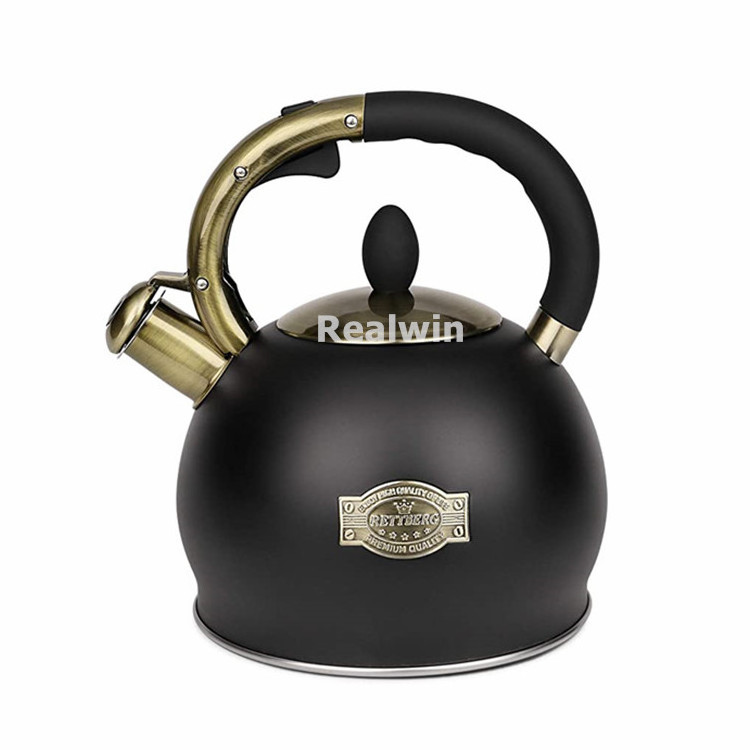 Stainless Steel Teapot Sound Whistle Camping Gas Cooker Tea Kettle Enamel Pot water kettle stainless steel