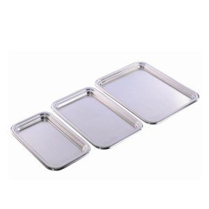 stainless steel food container perforated GN pan plate rectangle tray