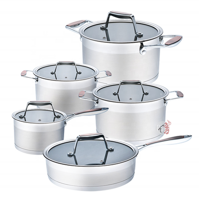 kitchen accessories cooking sets nonstick cookware pots and pans set stainless steel sauce pan frying pan casserole set