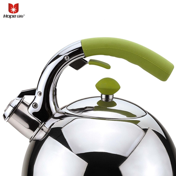 customized design whistling stainless steel water kettle for tea