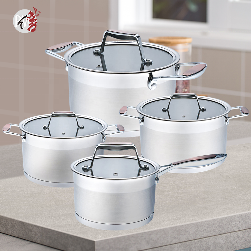 kitchen accessories cooking sets nonstick cookware pots and pans set stainless steel sauce pan frying pan casserole set