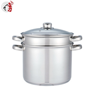 realwin kitchen cooking pot set 8.5 quart stainless steel pasta pot with strainer