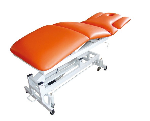 used blue color acupuncture electric massage table with wheels