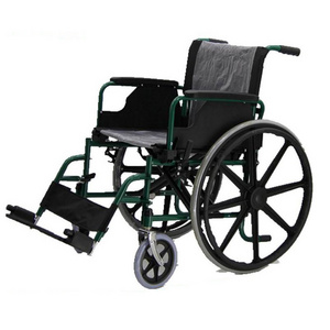 deluxe manual wheelchair with flip up armrest and detachable footrest RJ