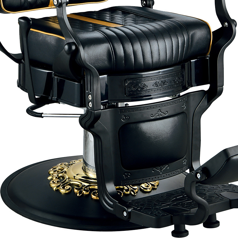 Big Hydraulic Pump Adjustable Reclining Barber Chair Customized Lifting Hairdressing Equipment Barber Chair