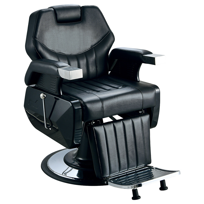 Fashionable Cheap reclining hydraulic pump salon barber chair modern black hairdresser Lift chair styling chair