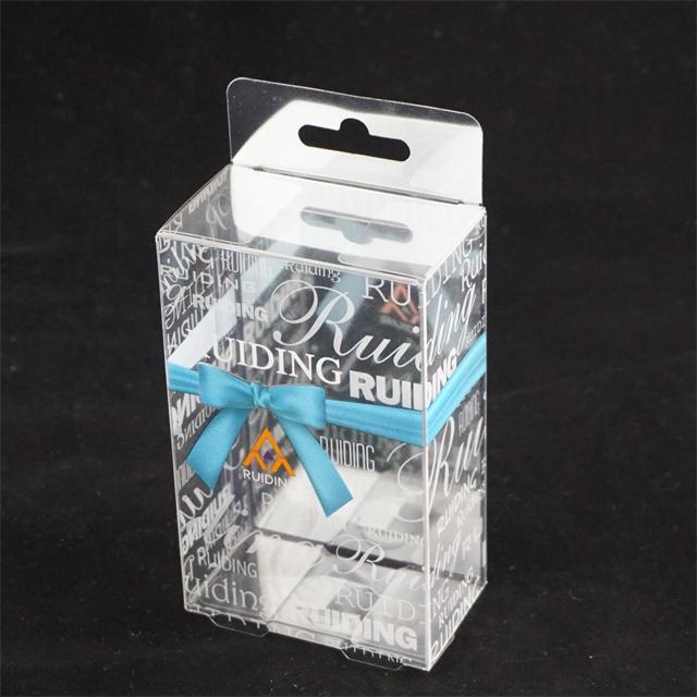 ISO 9001 custom clear hard plastic toy box packaging, color PET RPET acetate box for cosmetic, plastic favor box