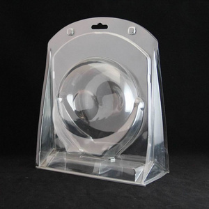 Customed sizes  clear PET PVC plastic standing tri-fold  clamshell  blister packaging for toys