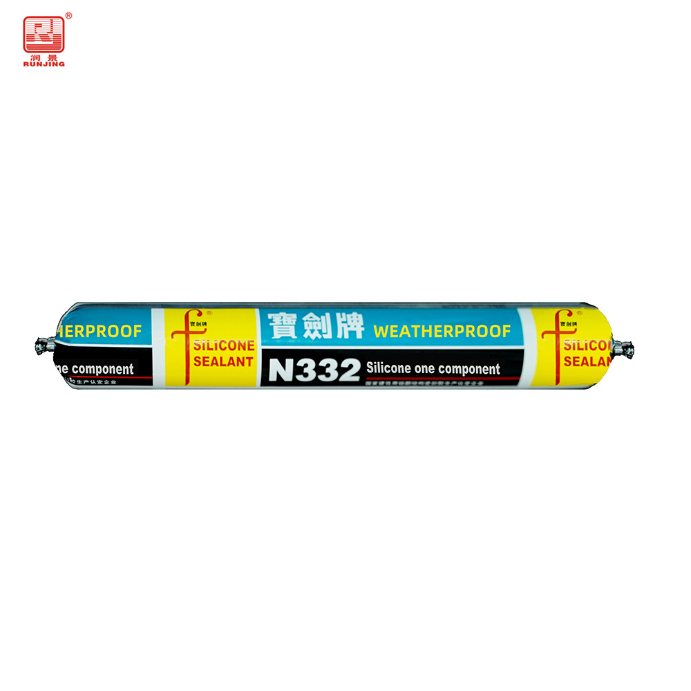 Runjing stainless steel 590ml excellent adhesion silicone adhesive sikaflex sealant