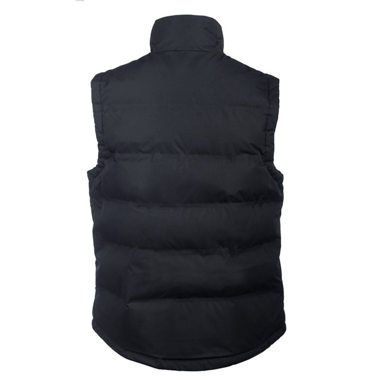 Fashion Outer Wear Winter Sleeveless Vest Cotton Waistcoats Quilted Thicken Padded Men Custom Puffer Vest