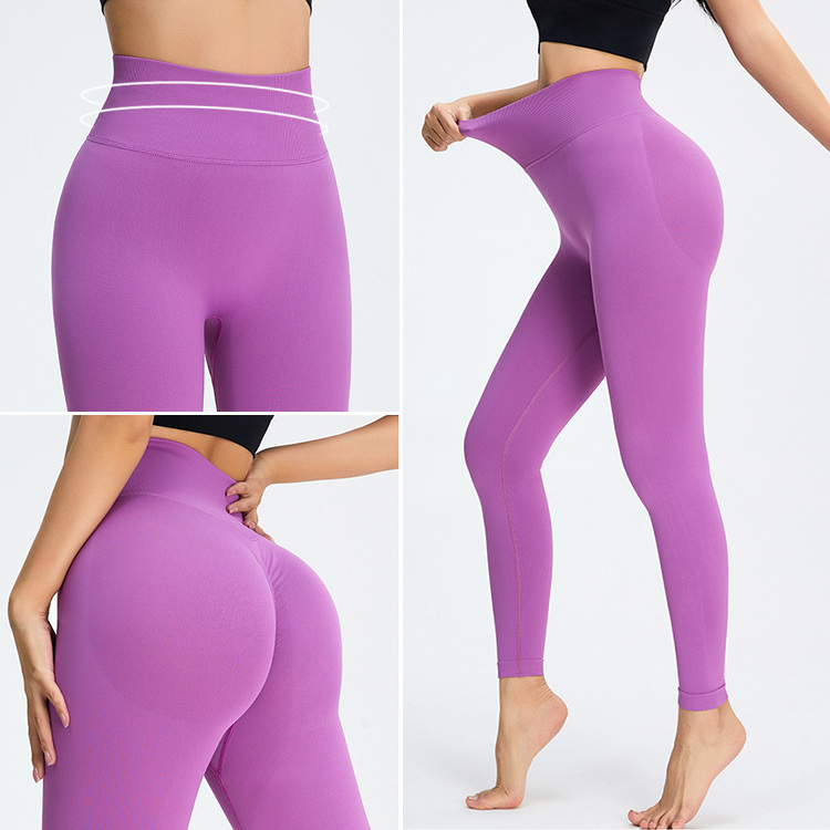 Women Fitness Gym Leggins Para Mujer Sexy Skin Tight Butt Lifting Conjuntos Deportivos Workout Seamless Yoga Leggings Pant