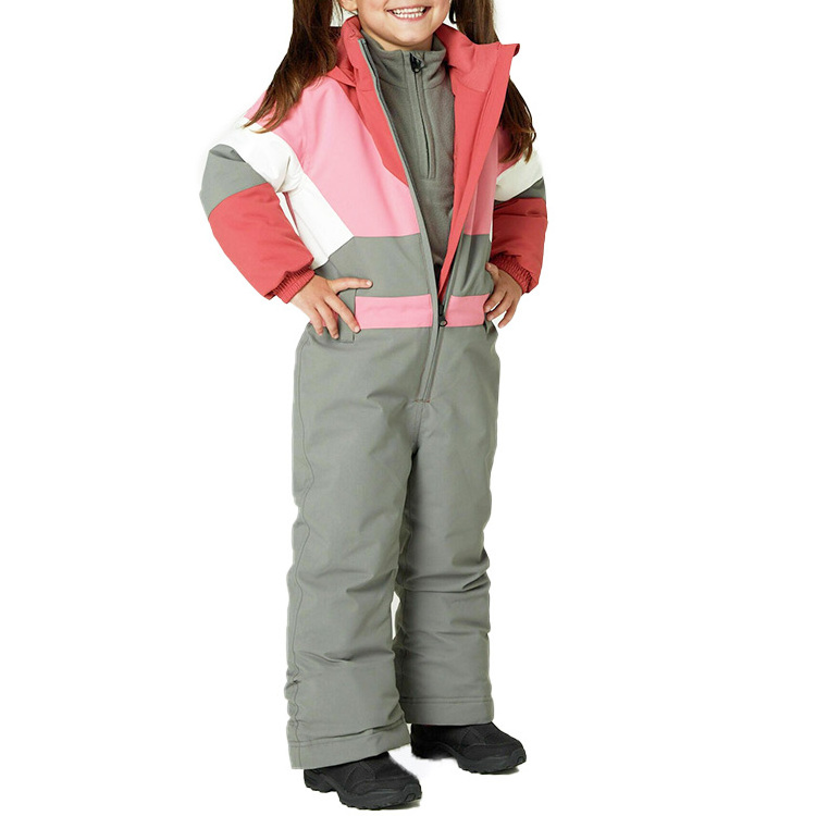 Outdoor Sport Insulated Snow Suit Kids Children Waterproof Overalls Jumpsuits One Piece Ski Suit