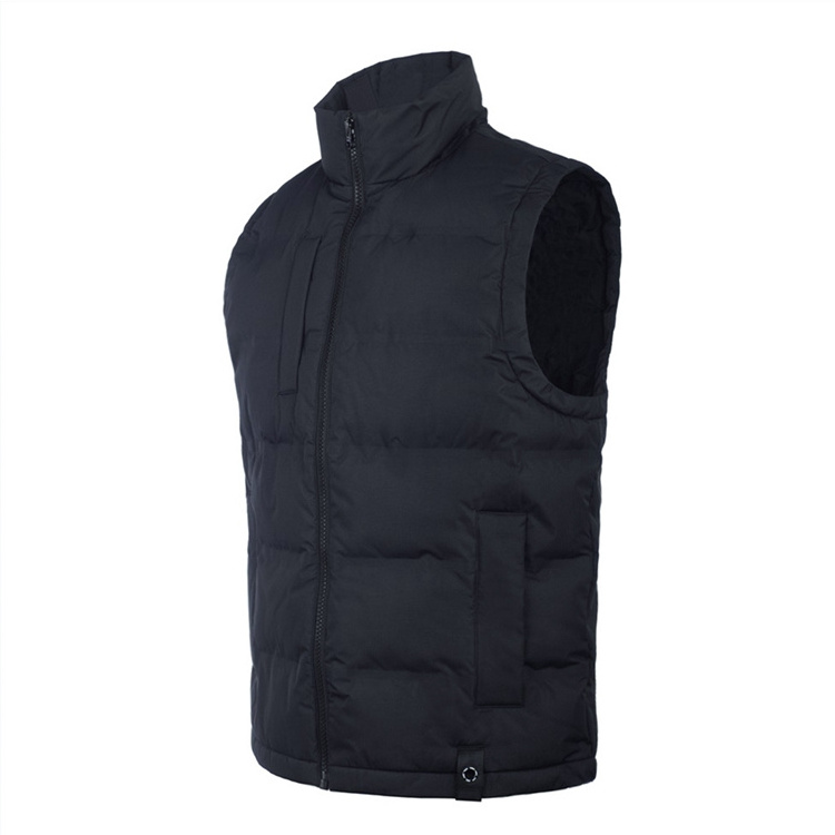 Fashion Outer Wear Winter Sleeveless Vest Cotton Waistcoats Quilted Thicken Padded Men Custom Puffer Vest