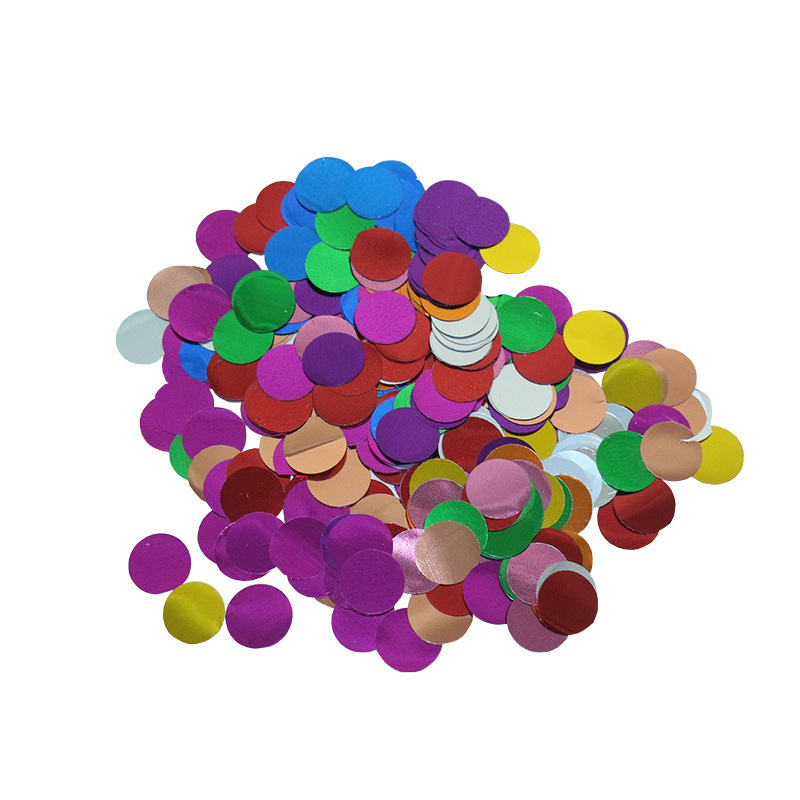 1cm 1.5cm Round PET Balloon Glitter BoBo Ball Filler 500g/bag Transparent Balloon Foil Paper Confetti Wholesale