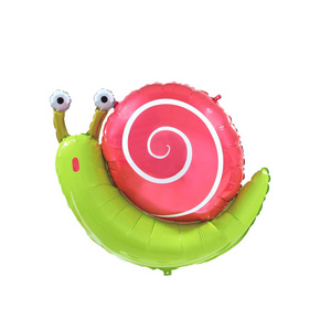 Wholesale Price Cute Little Snail Shaped Aluminum Film Balloons Suitable For Birthday Party Halloween And Easter Decoration