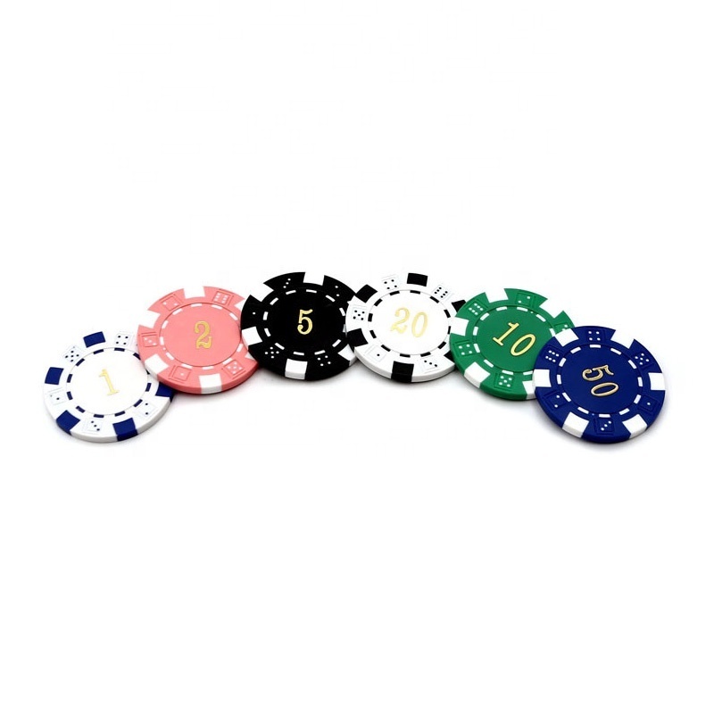 High Quality Plastic ABS Texas Casino Professional Wholesale Poker Chips 40mm