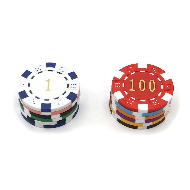 High Quality Plastic ABS Texas Casino Professional Wholesale Poker Chips 40mm