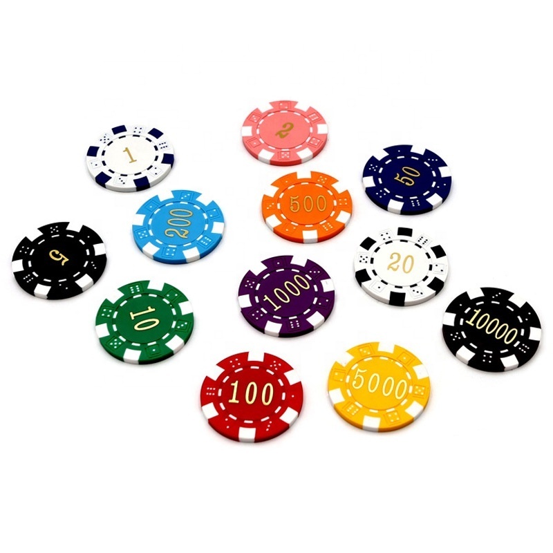 High Quality Plastic ABS Texas Casino Professional Wholesale Poker Chips 40mm