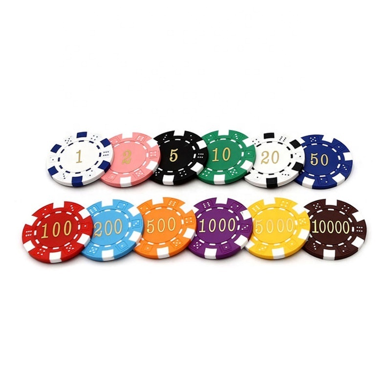 High Quality Plastic ABS Texas Casino Professional Wholesale Poker Chips 40mm