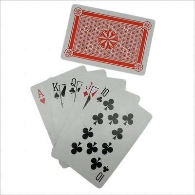 83*122mm Custom Printing Game Card 280gsm Blue Core Paper Playing Cards for Casino