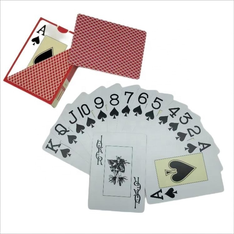 China Factory Customised Luxury Playing Modiano Texas Hold'em Poker Cards for Casino