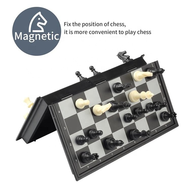 Outdoor Portable Large Plastic Chess Pieces Vinyl Folding Magnetic Chess Board on Sale