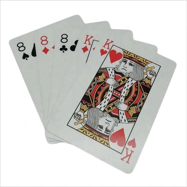 Magic Props 4 Times Jumbo-Size Index Poker Stars Personalise Playing Cards