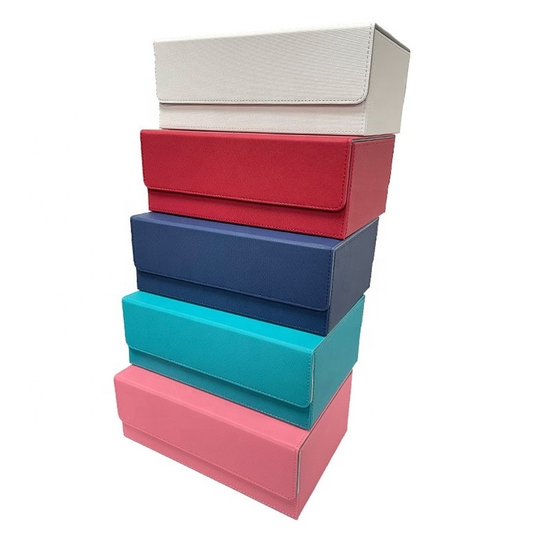 Fashion multifunction card storage box big custom deck box for trading card