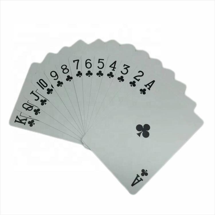 Portable Japanese Custom 54pcs Cards Games Play Plastic Playing Poker Cards