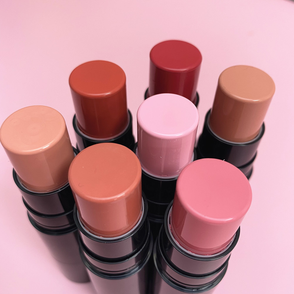 Waterproof Long Lasting Blush Lip Cheek Stick Creamy Blusher Palette Private Label Makeup Blush Stick Blush Cream