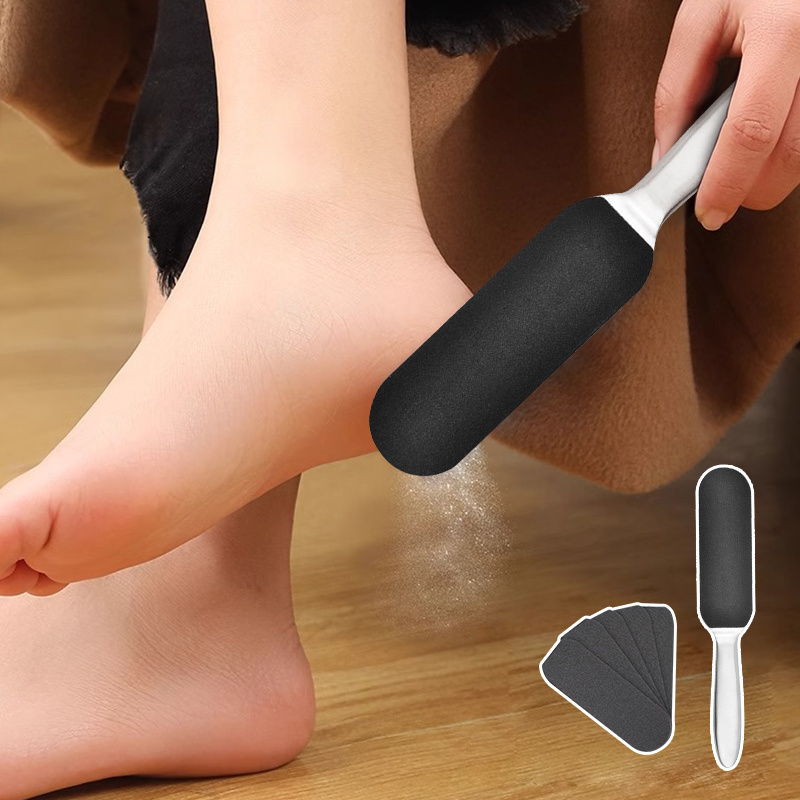 Foot Care Set Stainless Steel Sandpaper Stainless Steel Foot Rasps Callus Remover Pedicure metal Foot File for feet