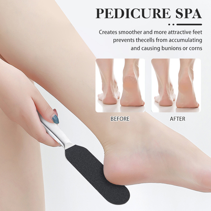 Professional Spa Redi Pedicure Tools Stainless Steel Foot File Callus Remover for Feet