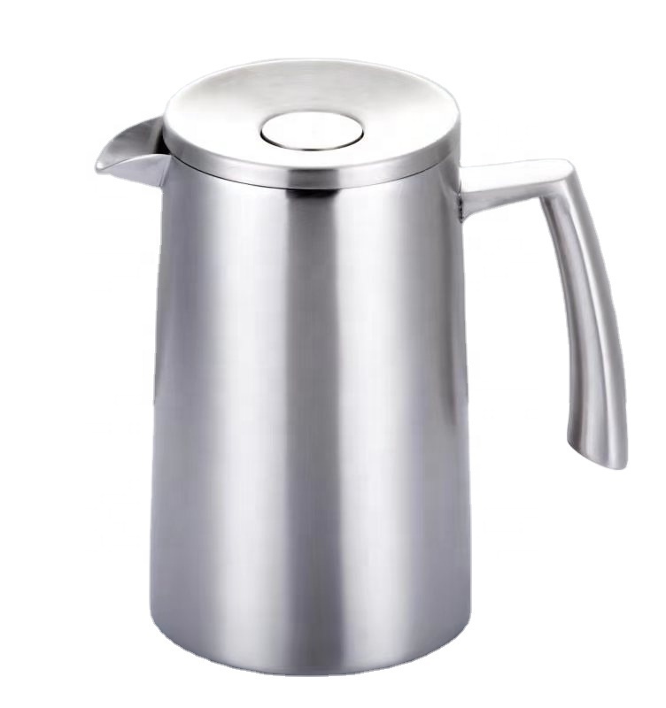 Most Popular Product Highly Polished Stainless Steel Cafetieres Coffee Plunger 42oz Coffee Press