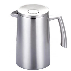 Most Popular Product Highly Polished Stainless Steel Cafetieres Coffee Plunger 42oz Coffee Press