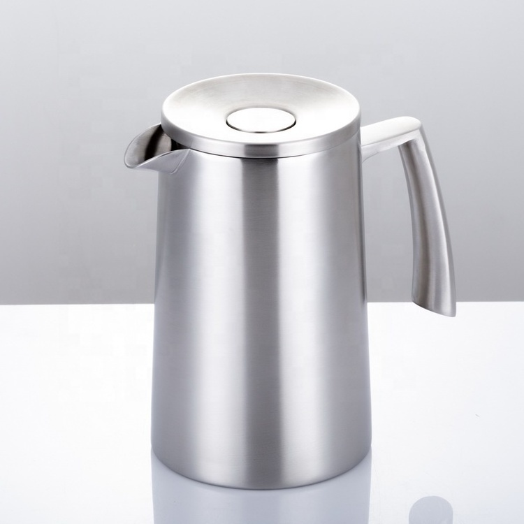 Most Popular Product Highly Polished Stainless Steel Cafetieres Coffee Plunger 42oz Coffee Press